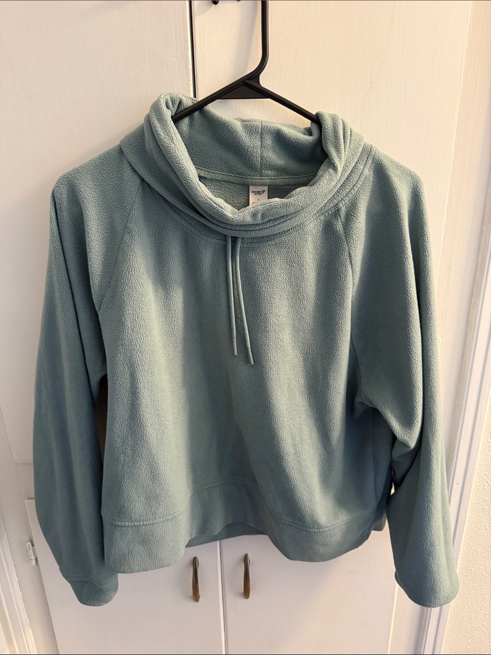 Old Navy Cozy Funnel Neck Fleece Pullover - Sage Green